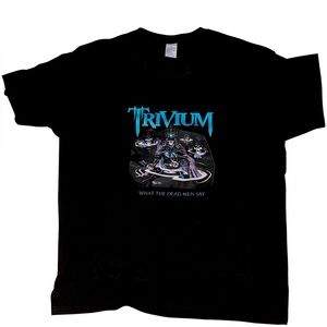 Trivium Metal Band MerchBlack Graphic T-Shirt